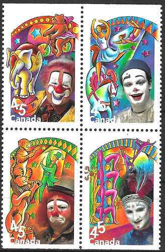 Timbres cirque canada - cirque,