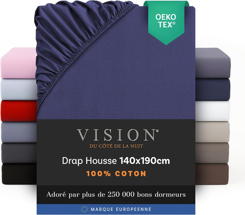 Drap housse 100 coton lit - -,