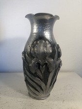 Vase Art Deco en aluminium