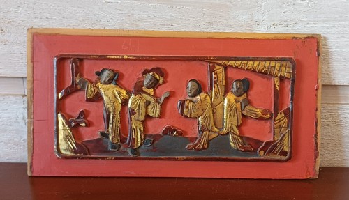 Ancien petit panneau bois - ancien,