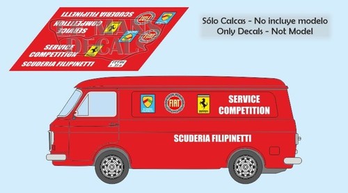 Autocollants fiat 238 - autocollants,