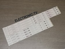 8 Barrettes Leds  POUR TV TCL
