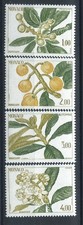 Monaco N°1467/70** (MNH) 1985 - Flore "Bibassier ou Néflier du Japon"