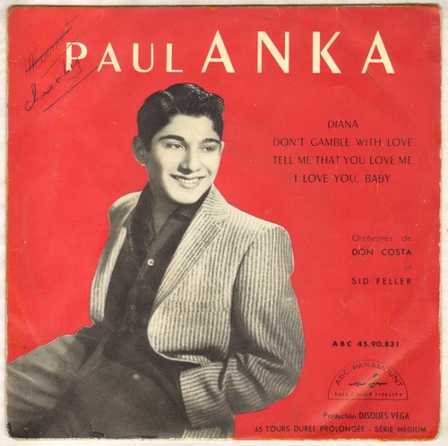 Lot paul anka diana ep - x,