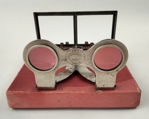 Antique french stereoscope - antique,