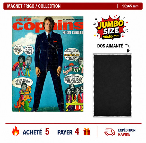 Magnet frigo claude francois - frigo,