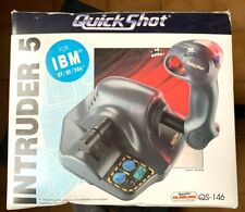 QuickShot Joystick Intruder 5 Vintage RARE en Boite Complet Comme NEUF