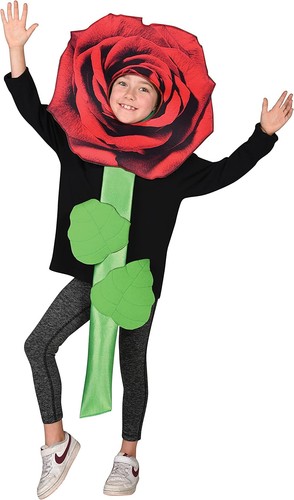 Costume enfant rose rouge - rose,