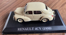 Voiture   Miniature   1/43eme   RENAULT  4  CV   ( 1950 )   en  boîte  plexi