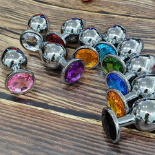 Butt Plug Anal Coloré Dildo Diamant Cristal Femmes Couples Jouets Sexuels Amours