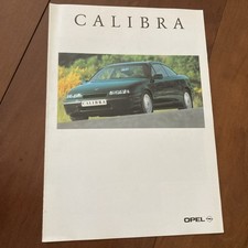Opel Calibra catalogue prospectus brochure dépliant publicité automobile