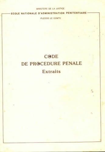 Code procédure pénale - procédure,