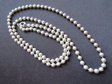 Ancien Collier Perles ARGENT