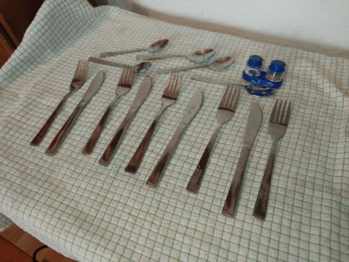 Lot couverts vintage - couverts, inox