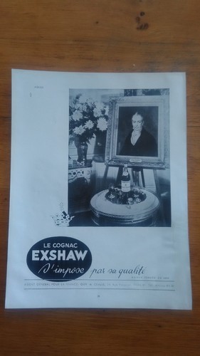 Pub ancienne advert cognac - ancienne,