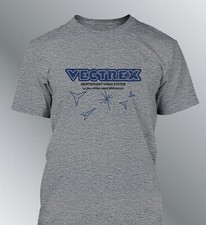 tee shirt Vectrex Vintage années 80 console de jeu vectorielle aspect usé