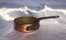 Sauteuse ou poêle GAILLARD Paris en cuivre très épais 2,05 kilos Diam. 20,3 cm