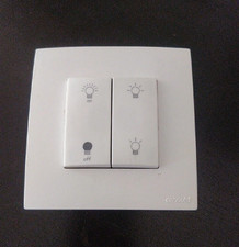  Arnould  Variateur Espace lumière blanc 2 touches 3 ambiances 300w 50382 60591