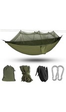 Hamac De Camping Randonnée Vert Militaire Charge 300 KL Max