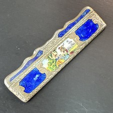 Ancien Peigne En Argent Massif