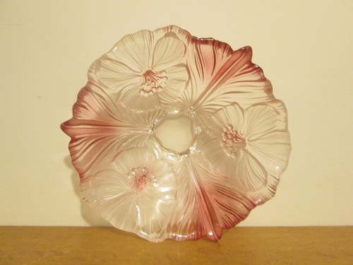 Coupe vasque decor orchidees - decor,