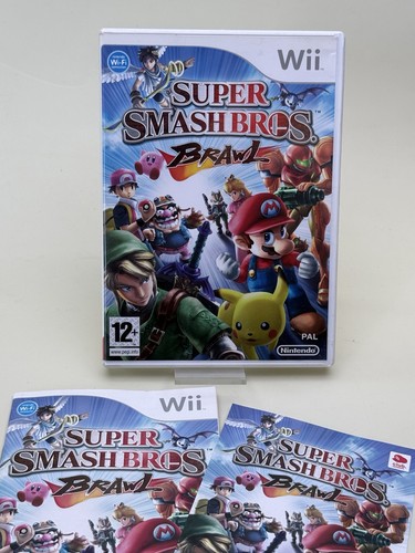Nintendo wii pal super smash - wii,