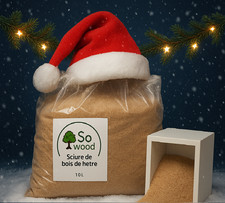 SCIURE DE HÊTRE POUR FUMAGE, 10 LITRES, 100% naturelle, Fabriquée en France