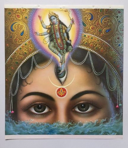 Inde calendrier estampe - inde,