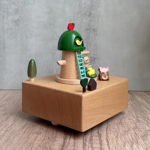 Boîte musique bois - en,