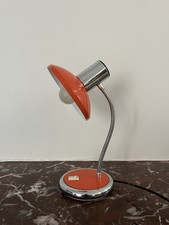 Vintage Orange Desk Lamp –