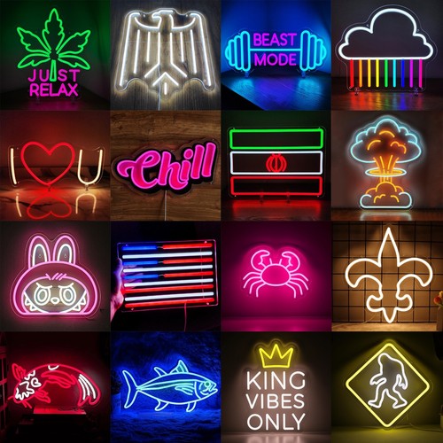 Panneau led néon lumière - panneau,