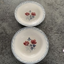 2 Assiettes creuse en faïence