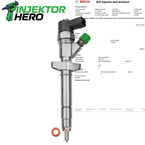 0445110084 injecteur pour - 0445110084,