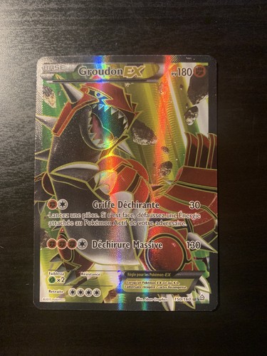 Carte pokémon groudon - carte, ex