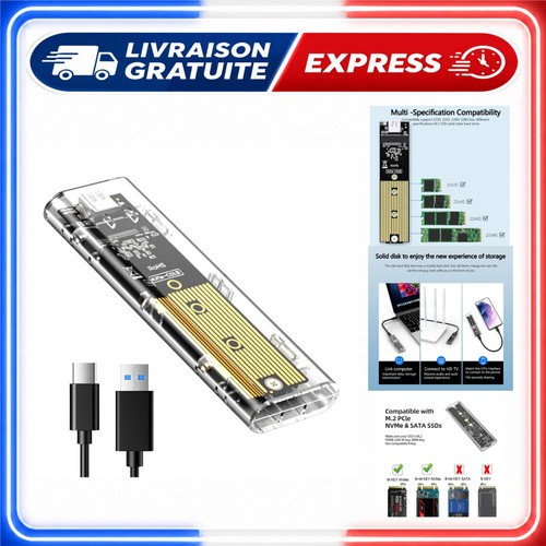 Boîtier ssd nvme usb - ssd,