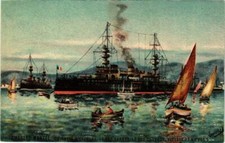 CPA AK Charles-Martel SHIPS