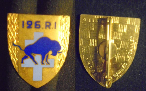 Insigne militaire 126 - militaire, 126°