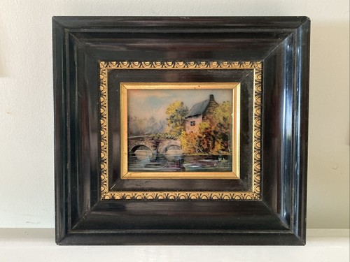 Ancien tableau émail - ancien,