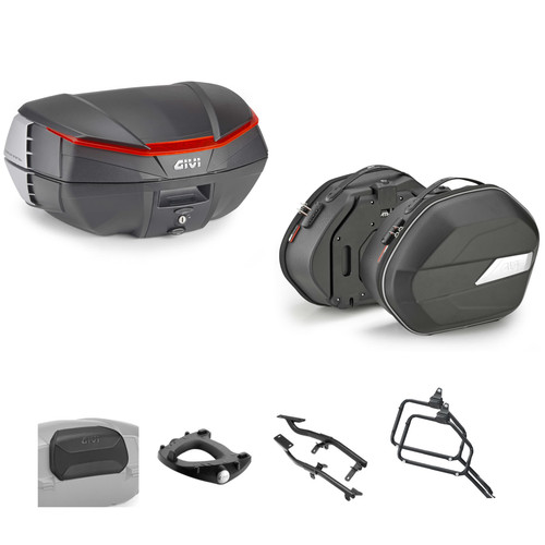 Kit givi valise v49n 25l - kit,