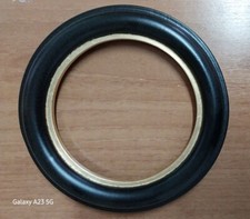 Cadre ROND En Bois MDF NOIR