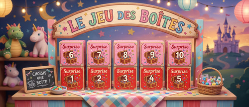 Jeu des boîtes hello - le,