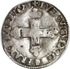 E7983 Rare France 1/4 Ecu