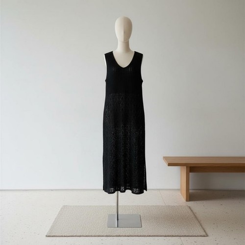 Robe sans manches - robe, maille