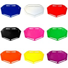 PLAQUE NUMERO VELO BMX TRIAL MOTOCROSS VTT MX DESIGN AERO SUPPORT COMPETITION