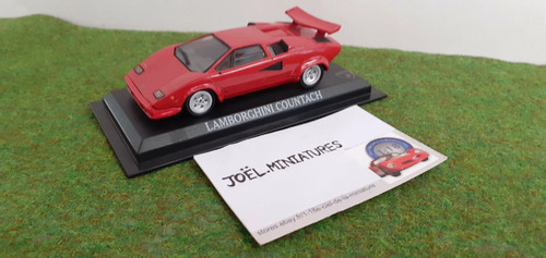 Lamborghini countach rouge - lamborghini,