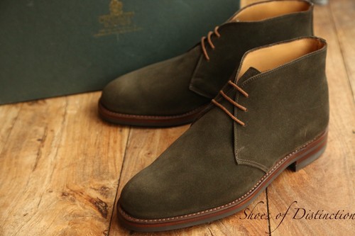 Chaussures bottes daim vert - bottes,
