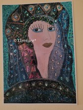 1 Photo Personnage Futuria Strass Style Abstrait A4 (21x29,7 cm) à encadrer