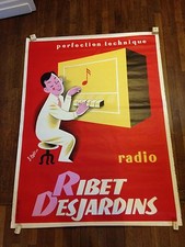 Affiche ancienne vintage Radio