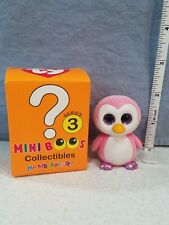 TY Beanie Boos Mini Boo GLIDER Pink Penguin Series 3 Collectible Figure (2 INCH)