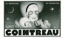 Publicité ancienne Cointreau la marque mondiale 1934 issue  de magazine